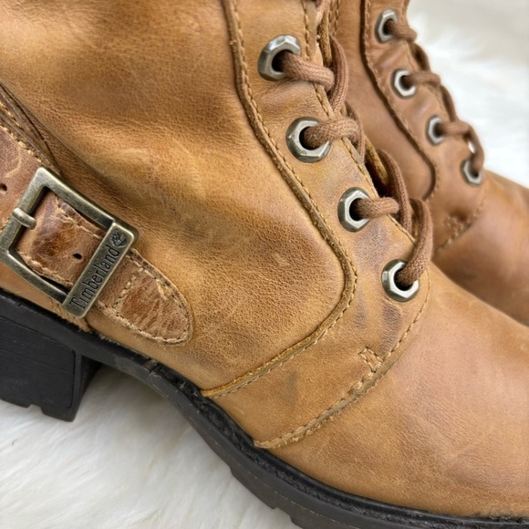 TIMBERLAND CHARLES TALL LACE UP BOOTS WITH ZIPPER SIZE 7 WOMAN - Picture 10 of 16